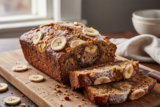 Crunchy bananenbrood