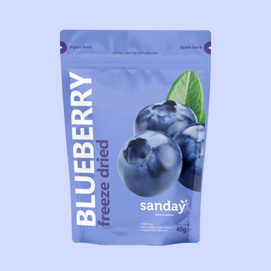 Gevriesdroogde Blauwe Bessen