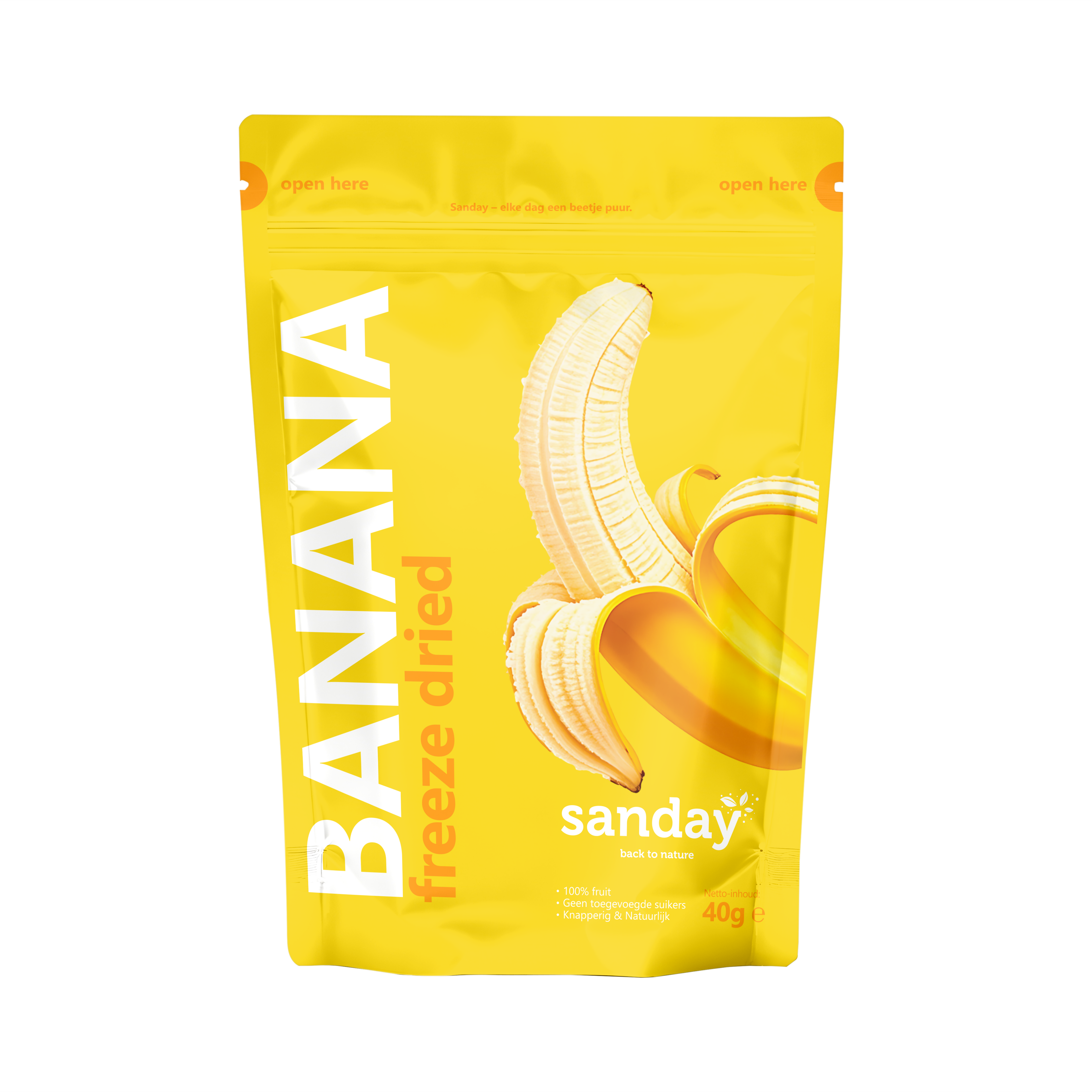 Gevriesdroogd Banaan