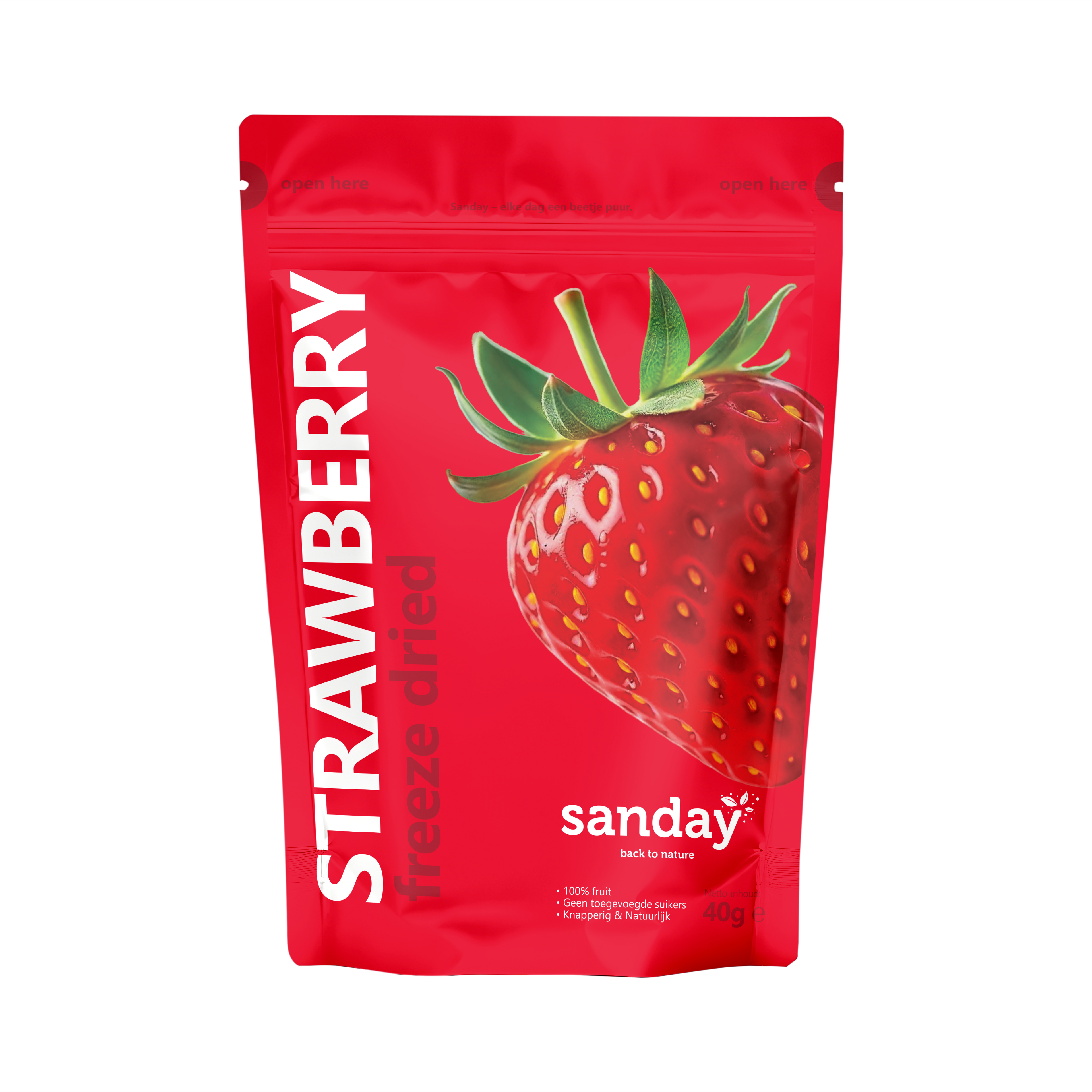 Gevriesdroogd Aardbei