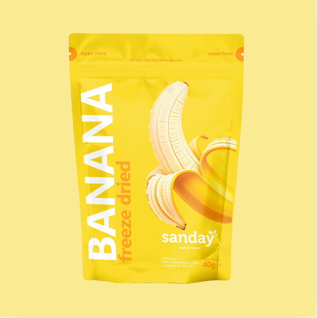 Gevriesdroogde Banaan
